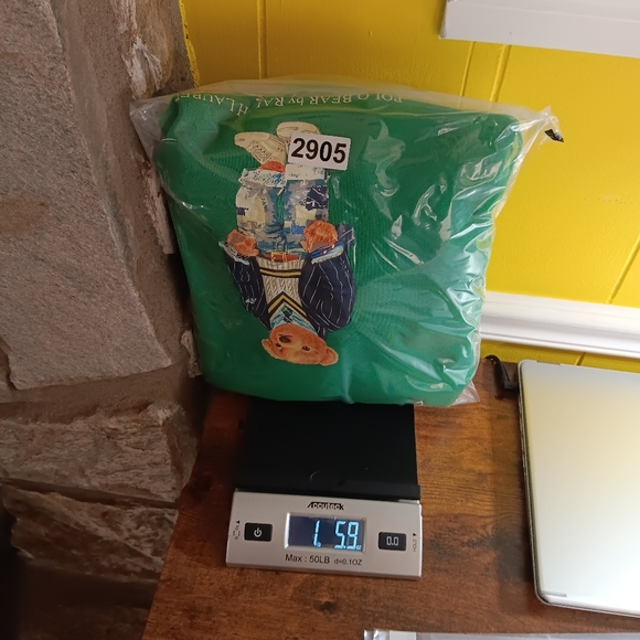 Polo by Ralph Lauren Green and Navy Hoodie - Picture 11 of 11